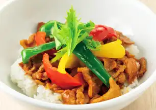 豚カルビのプルコギ丼