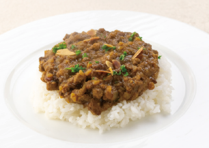 レンズ豆と粗挽きポークのキーマカレー
